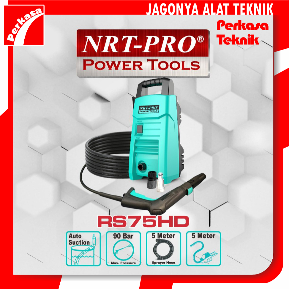 NRT PRO Mesin Cuci Jet Cleaner RS75HD High Pressure Steam Washer