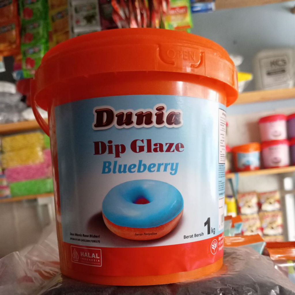 

glaze blueberry dip glaze dunia blueberry 1 kg