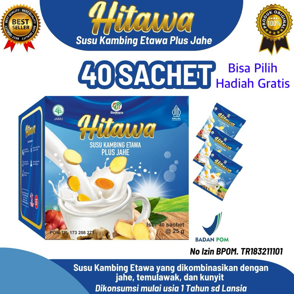 

Hitawa 1kg Susu Kambing Etawa Herbal – Jahe Temulawak Kunyit | Rematik, Nyeri Sendi, Pegal Linu