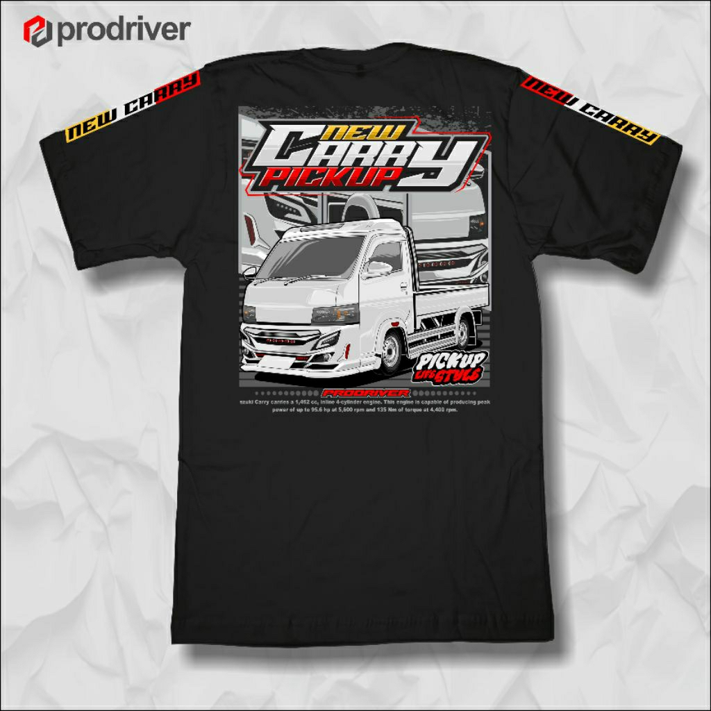 PDR011 - KAOS CARRY PICK UP KAOS DEWASA KAOS TERBARU