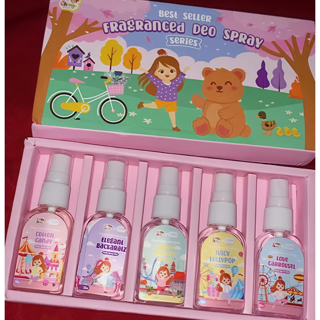 Deodorant Spray 1 pouch isi 5 pcs Chingu | Luxury Black Clasic Geamoore