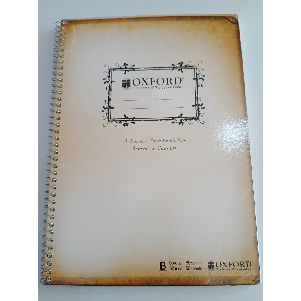 

NOTEBOOK SOFTCOVER JILID SPIRAL OXFORD PREMIUM A5