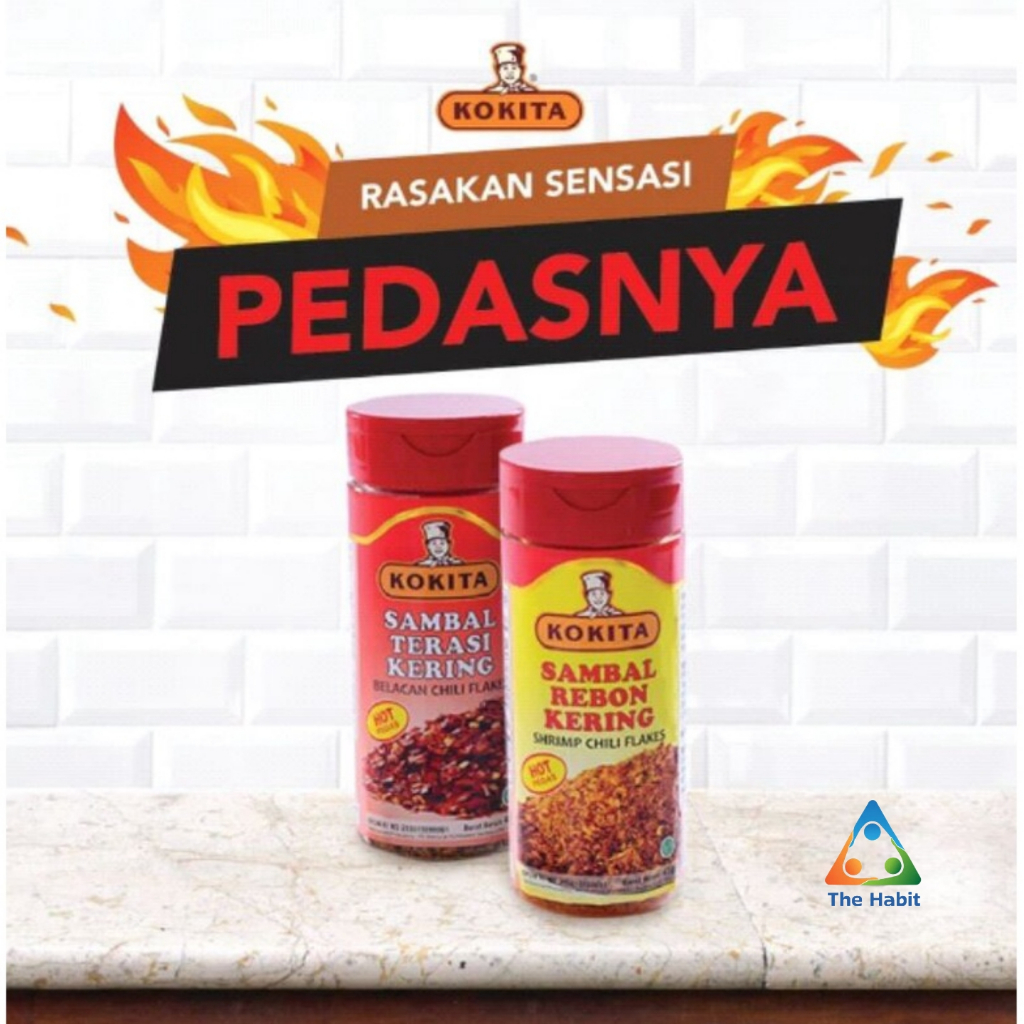 

(The Habit) Kokita/ Sambal Rebon Kering/ Shrimp Chili Flakes/ Sambal Terasi 45gr