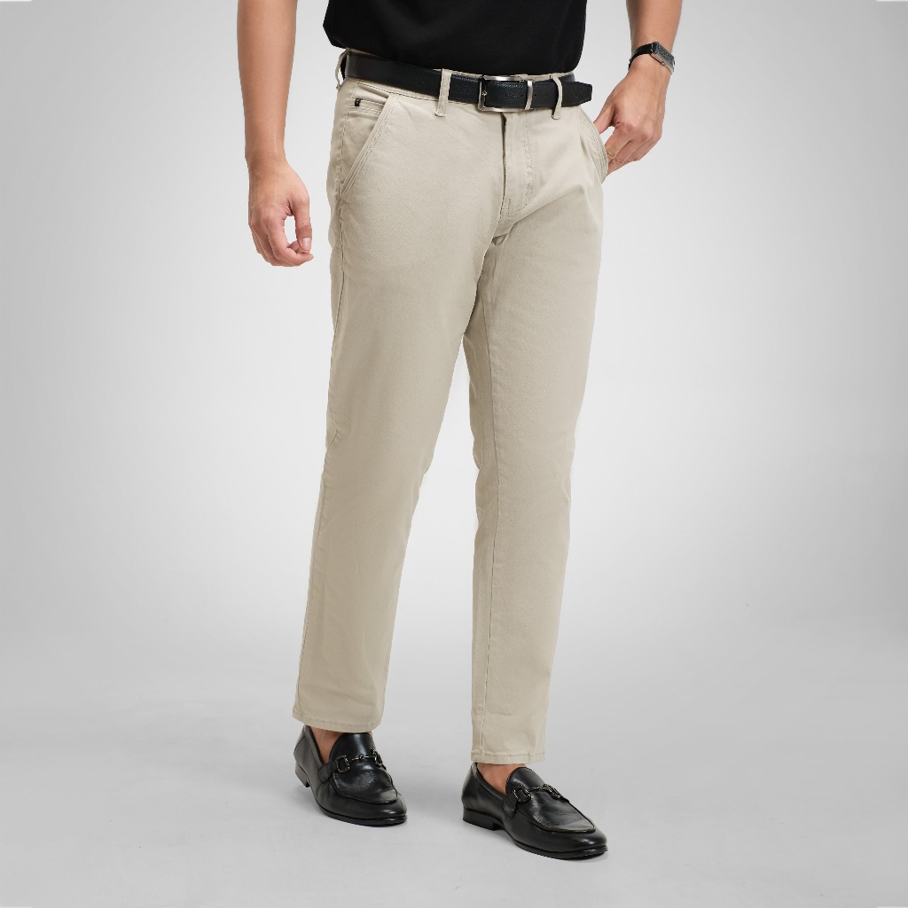 CUCI GUDANG CUTOFF ELEMENT CHINO PANTS CELANA BASIC PRIA PANJANG REGULAR FIT STRETCH