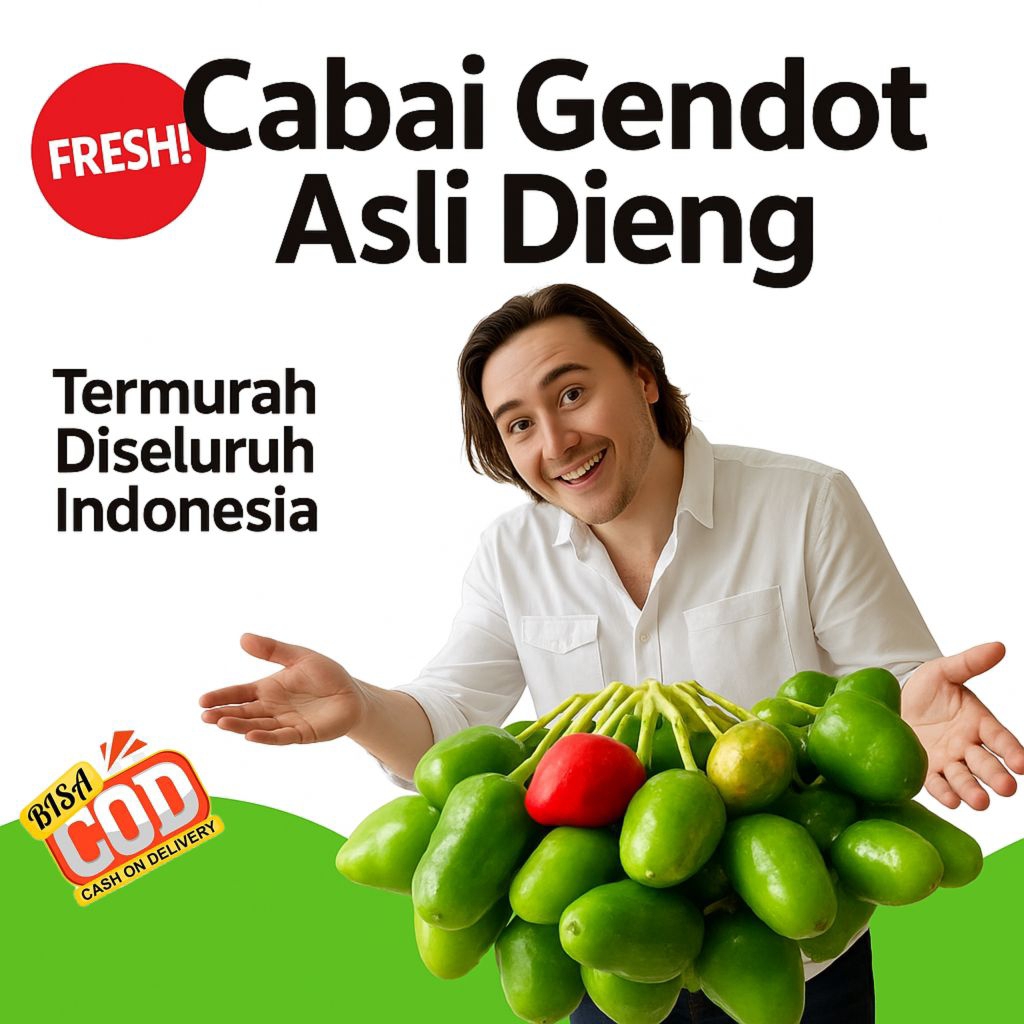 

Cabai Gendot Asli Dieng,Langsung Dipetik