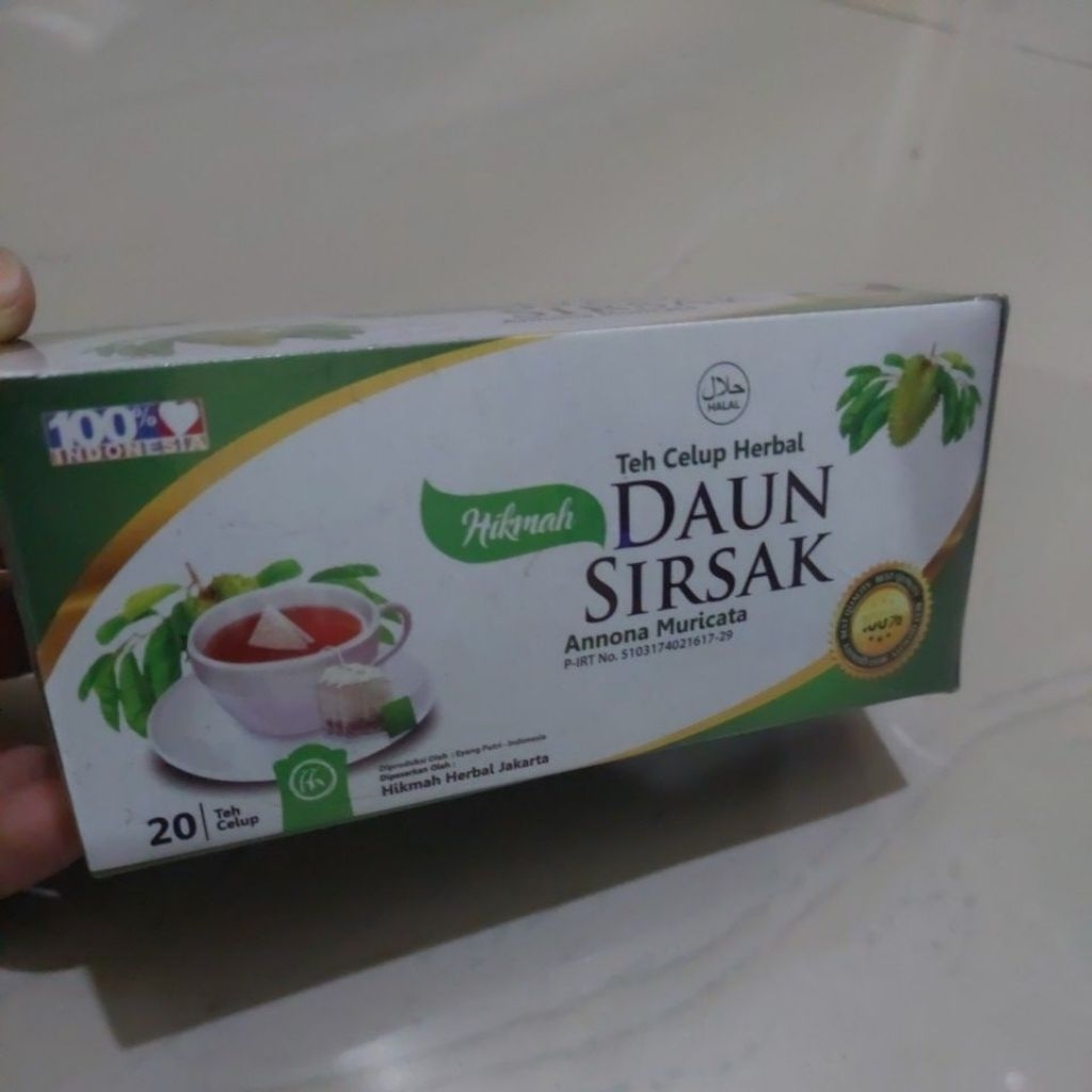 

Teh Celup HerbaL Daun Sirsak plus