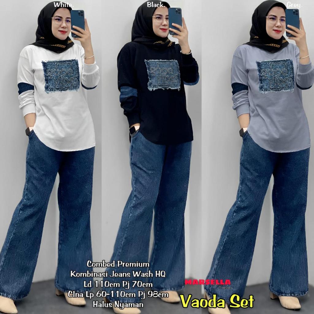 Marlena Vaoda Set Kaos Wanita