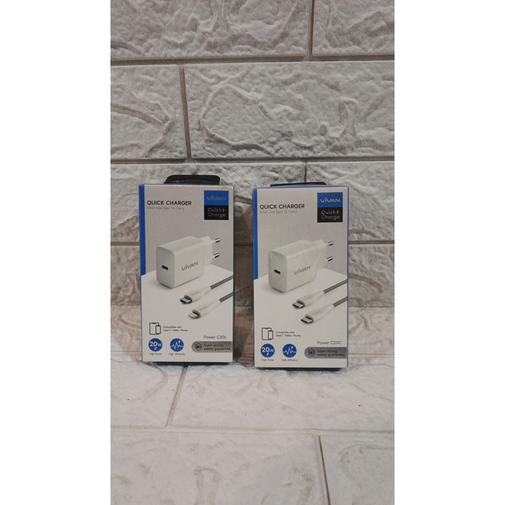 CHARGER VIVAN [ C20L TYPE-C TO IPHONE] [C20C TYPE-C TO TYPE-C]