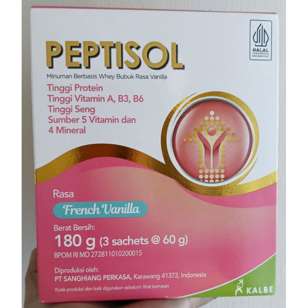

PEPTISOL 180gram , SUSU TINGGI PROTEIN