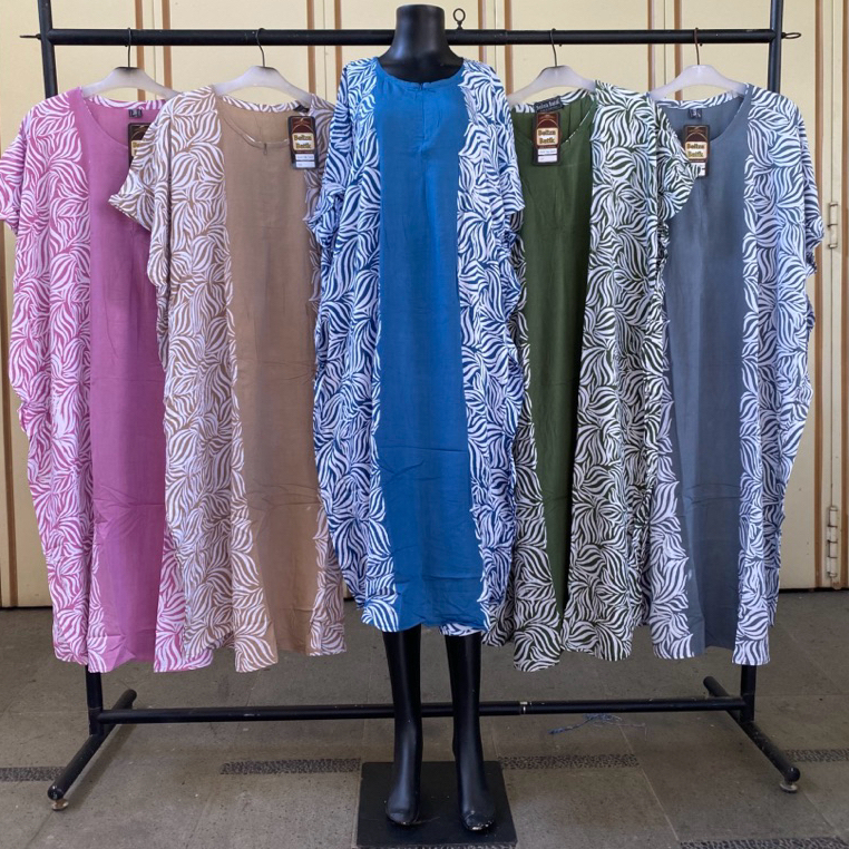 DasterLowo BELIZA motif DAUN PIPIH kelelawar jumbo cap bahan rayon premium