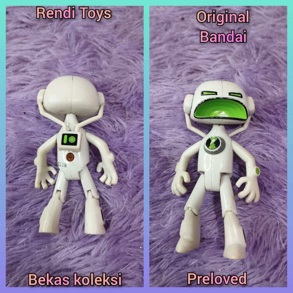 Ben 10 Alien Force Echo Echo Defender 3" Figure Cartoon Network | Ben 10 original Bandai | Rendi Toy