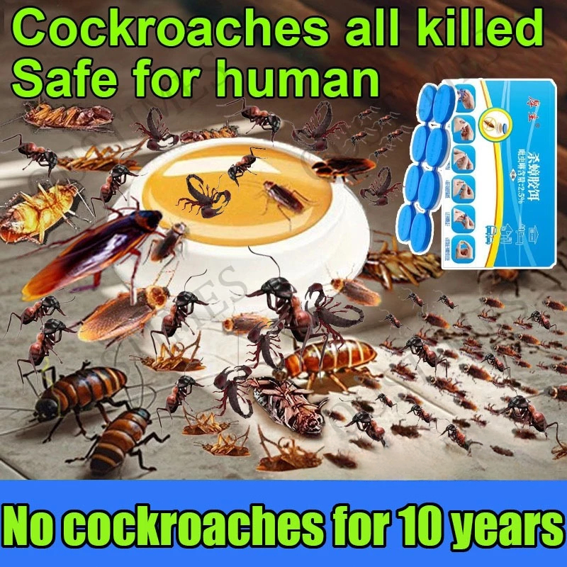 8PCS Racun Pembasmi Kecoa Obat Kecoa Umpan Pembasmi Kecoak/karton kecoa anti kecoa ampuh basmi kecoa