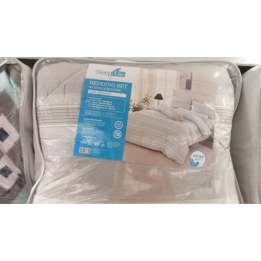 SET BED COVER + SPREI