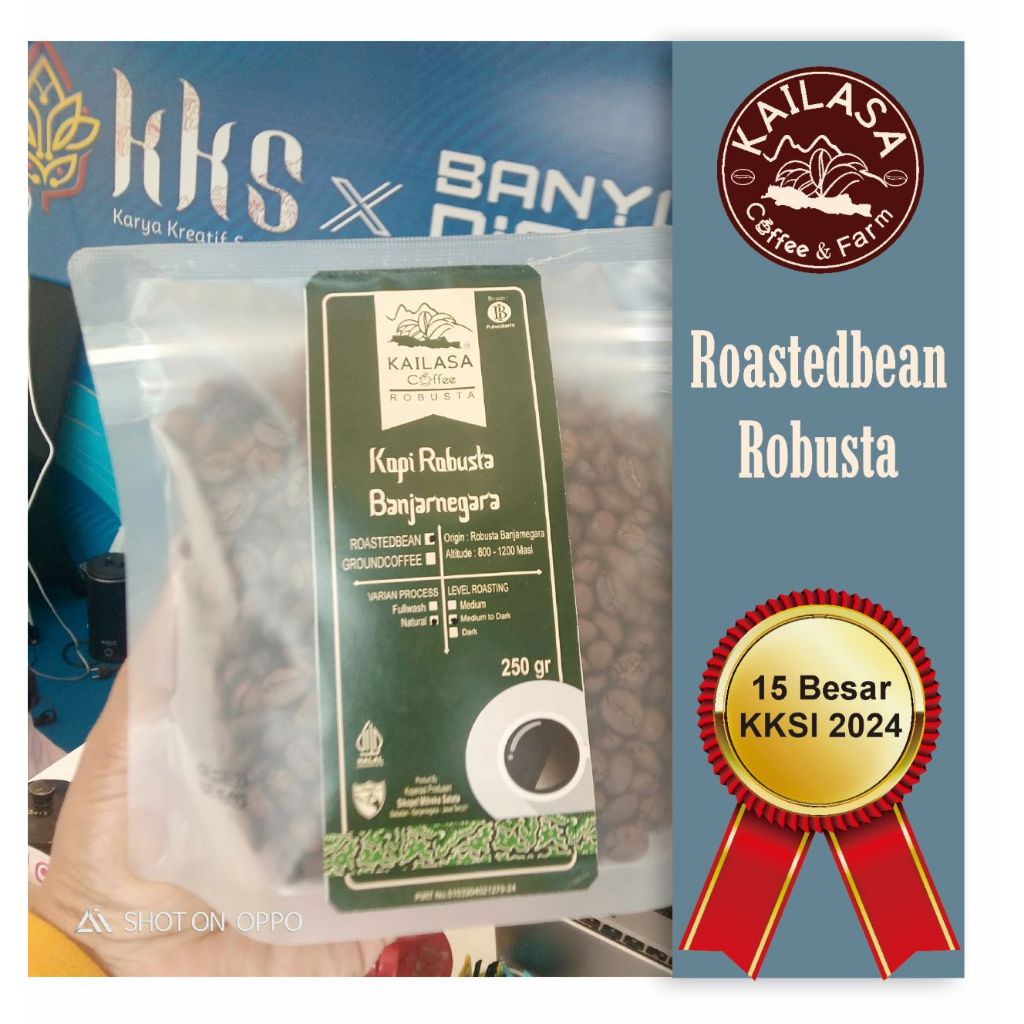 

Kailasa Robusta Roastedbean Banjarnegar 250 gram