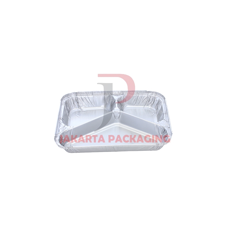 ALUMINIUM TRAY BX2193  SEKAT 3 / WADAH LOYANG FOIL TRAY BX 2193