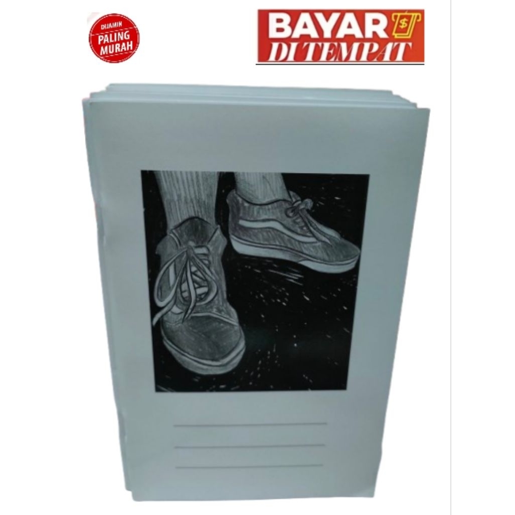 

(1 pis ) buku tulis ukuran A5 isi 32 dan 42 lembar garis terang