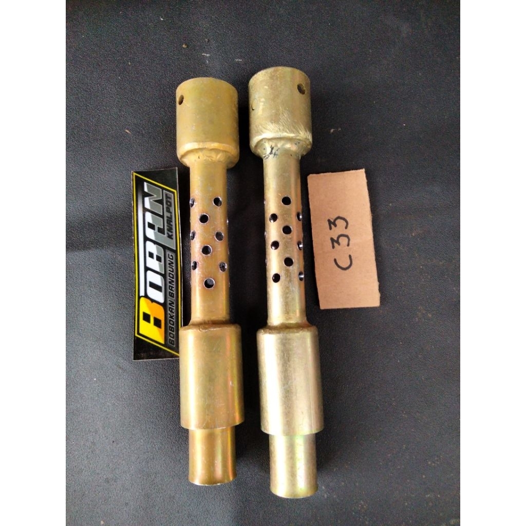 saringan knalpot RX king tipe boban c33 ( kuning/ hitam)