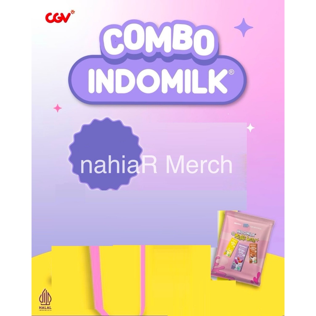 Seventeen x INDOMILK x CGV Official Lenticular Card