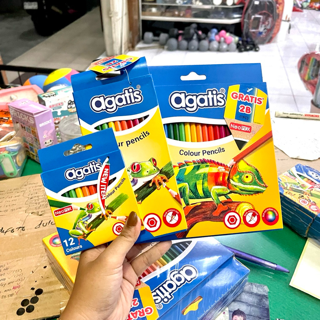 

(ECER) PENSIL WARNA AGATIS ISI 12 DAN 24