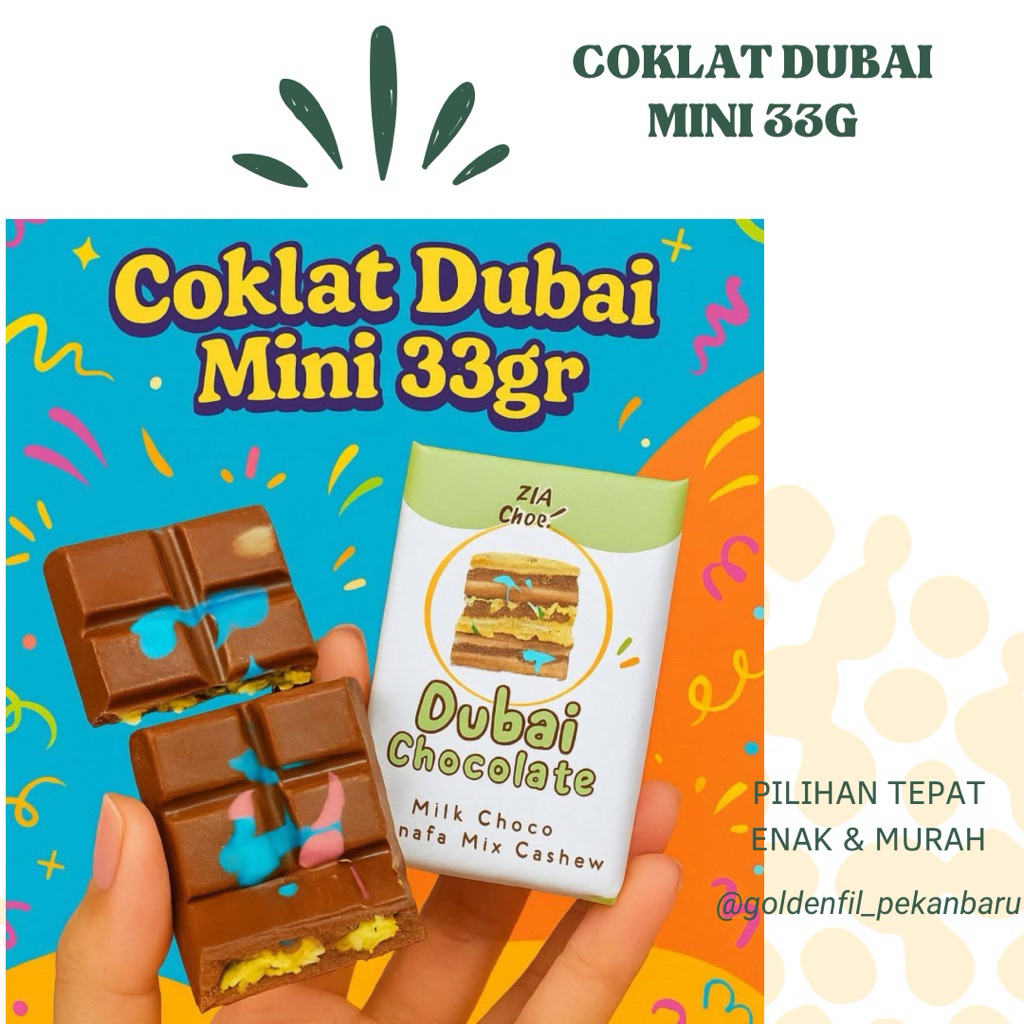 

(FREE BUBLE WRAP) Coklat dubai 33g
