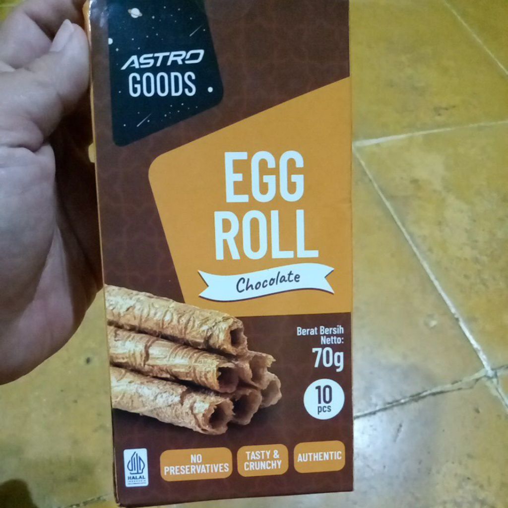 

Egg Roll Astro Goods rasa Chocolate, 70g