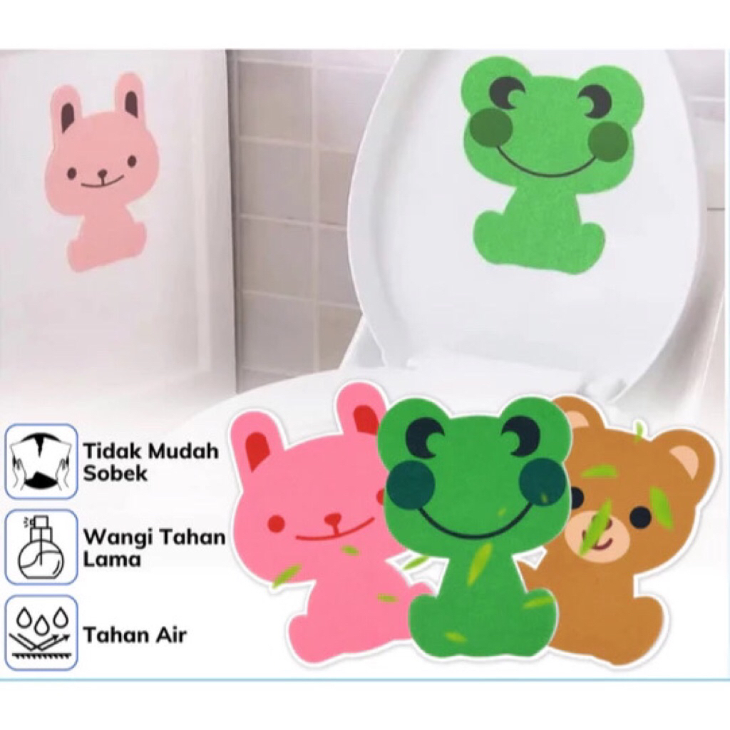Stiker pengharum toilet