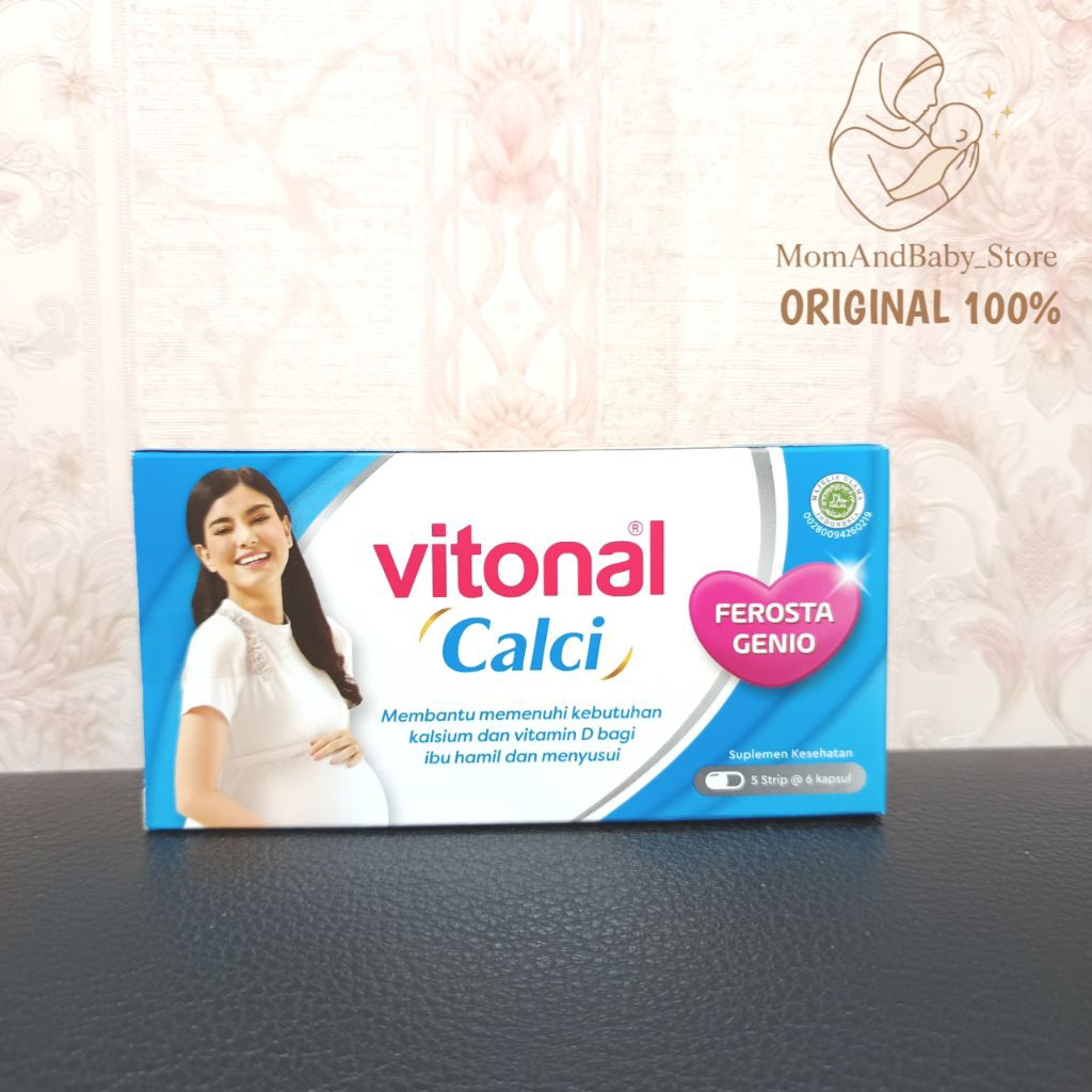 VITONAL CALCI vitamin D dan kalsium untuk ibu hamil dan meyusui ORIGINAL