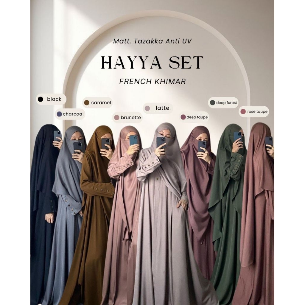 HAYYA SET FRENCH KHIMAR
