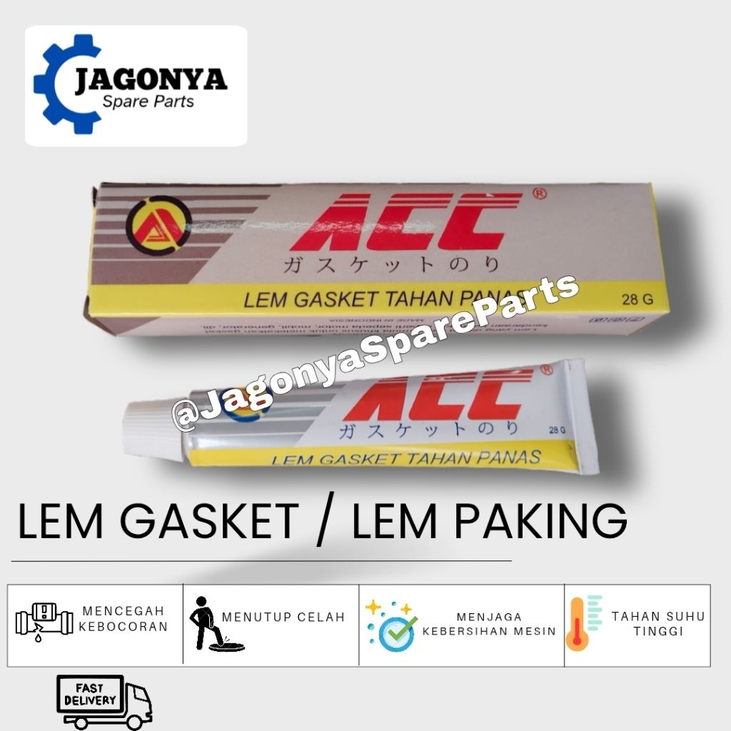Lem Gasket Lem Paking Tahan Panas Anti Bocor