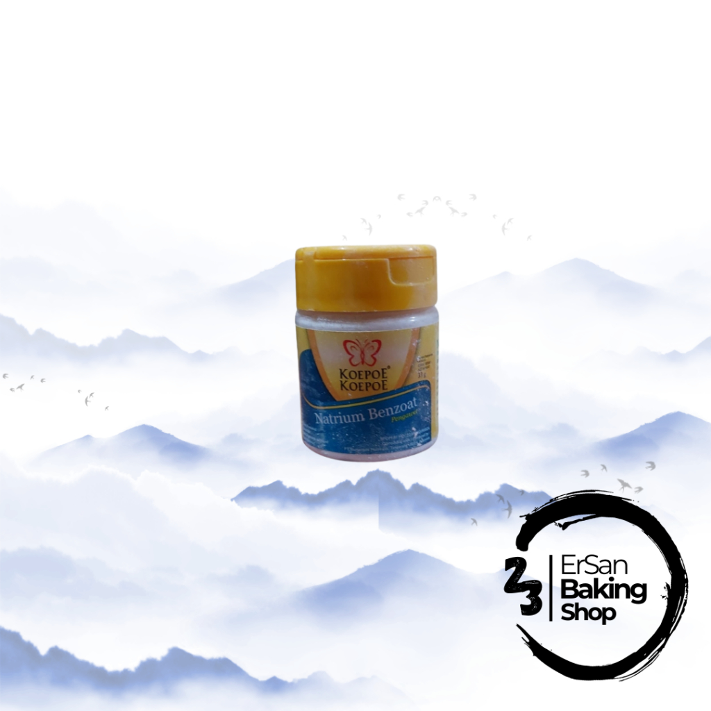 

Natrium Benzoat/Pengawet/Bahan Pengawet Makanan dan Minuman Koepoe Koepoe