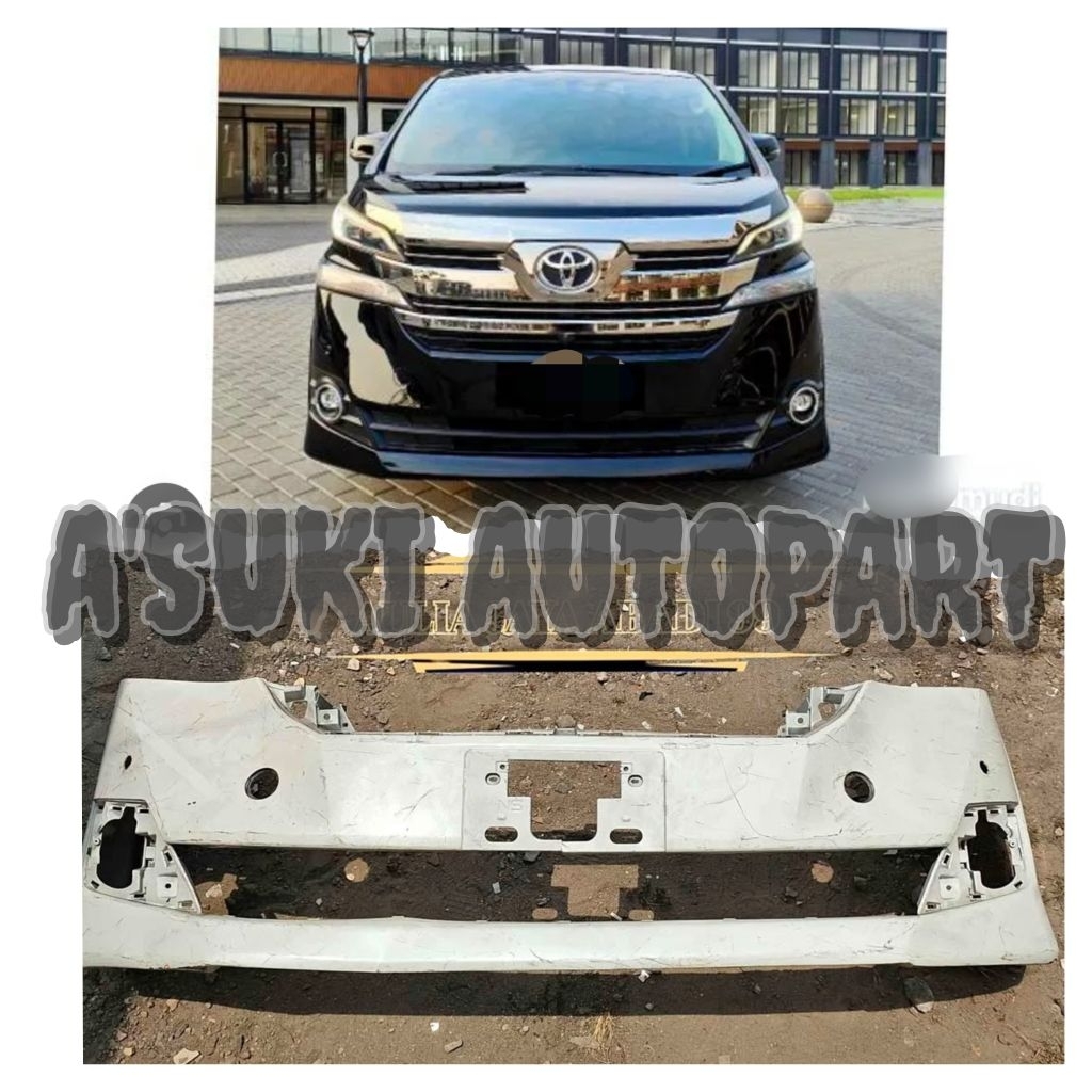 bumper bemper depan vellfire 2017
