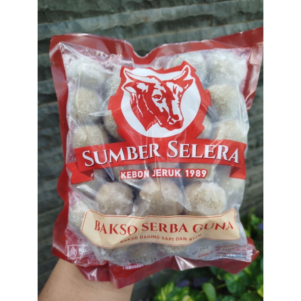 

Sumber Selera Bakso Sapi Serbaguna (Isi 50pcs) Kemasan 650gram
