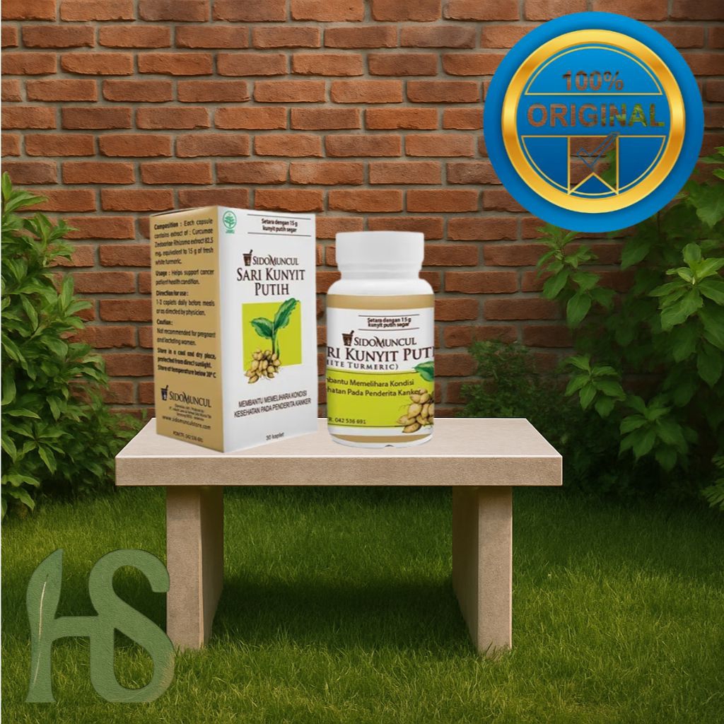 

Sari Kunyit Putih Sidomuncul – Penurun Sel Kanker & Peradangan