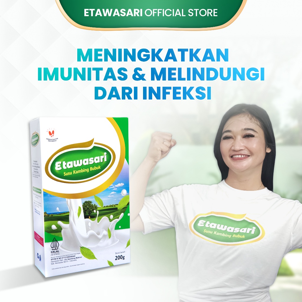 

Etawasari Susu Etawa Meningkatkan Imunitas dan Melawan Virus Bakteri 200 Gram