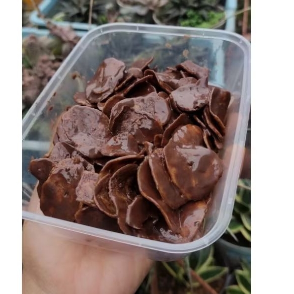 

keripik pisang cokelat lumer