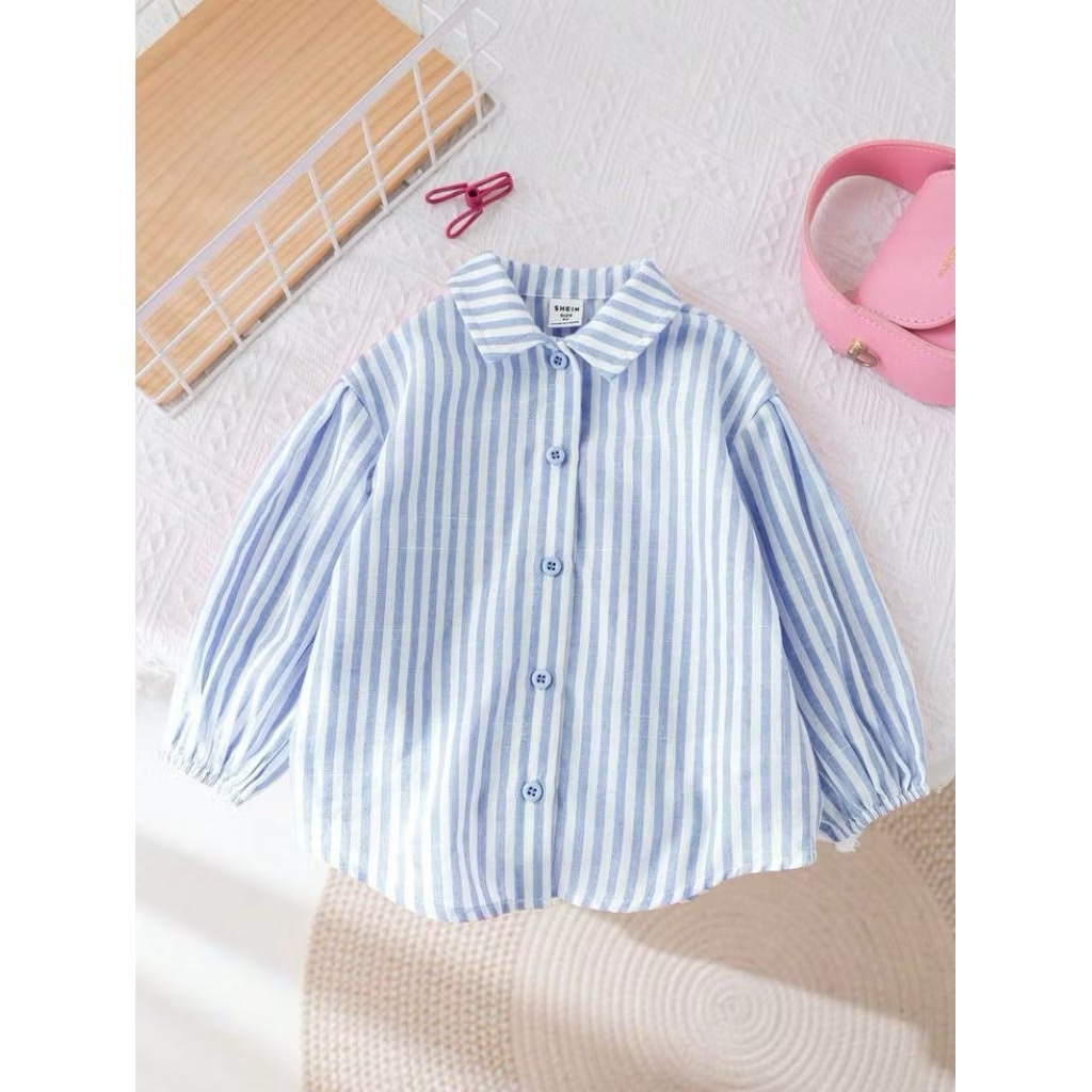 Dayana kemeja blouse anak perempuan 1-13 tahun baju atasan anak perempuan/ kemeja anak perempuan bor