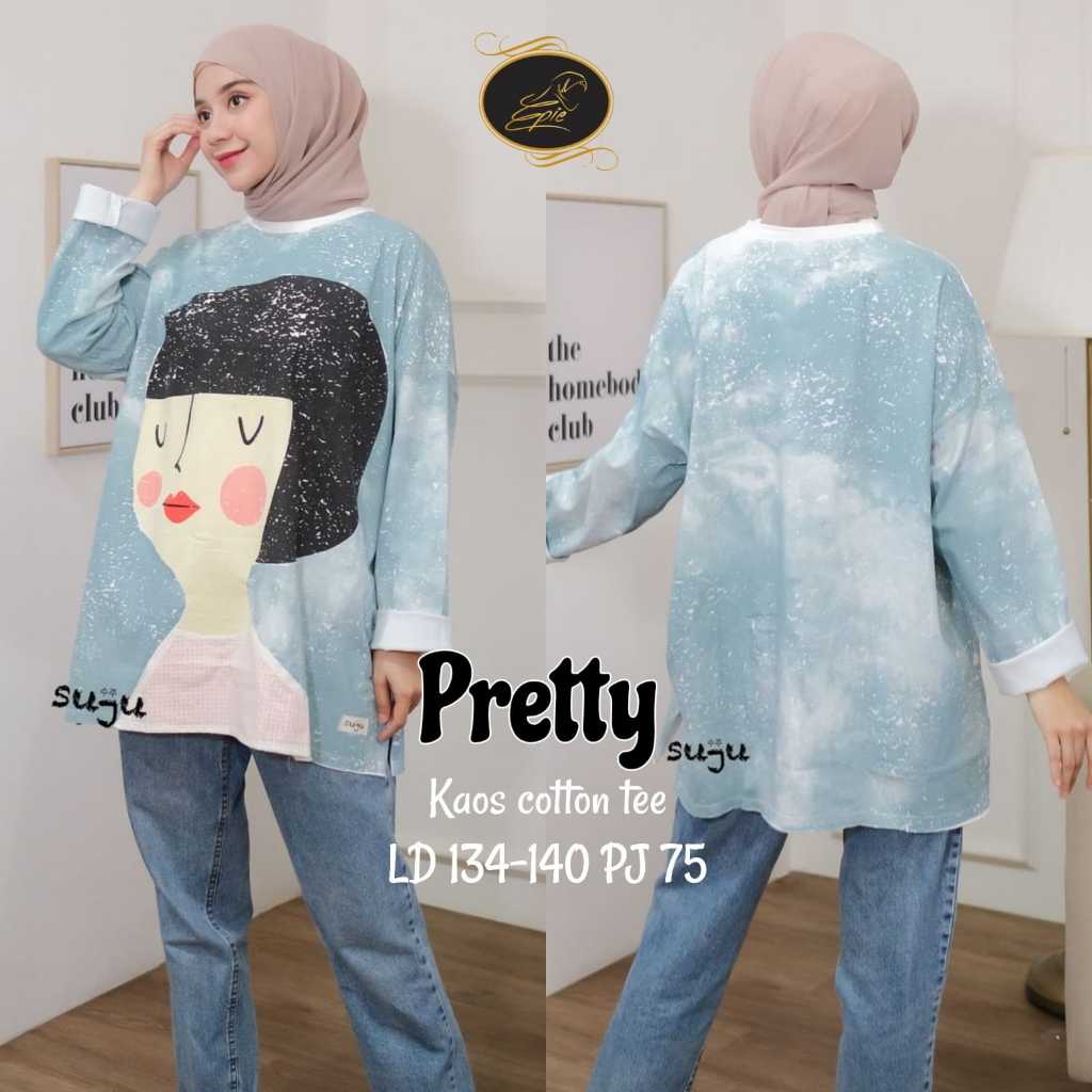 KAOS WANITA LENGAN PANJANG IMPORT KEKINIAN / KAOS OVERSIZE WANITA LENGAN PANJANG / BAJU ATASAN TERBA
