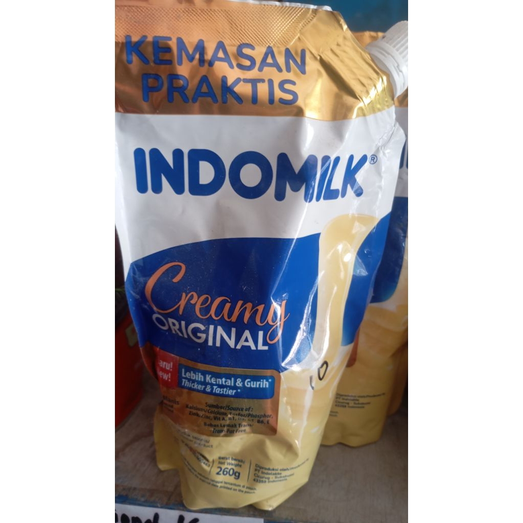 

susu kental manis indomilk putih pouch