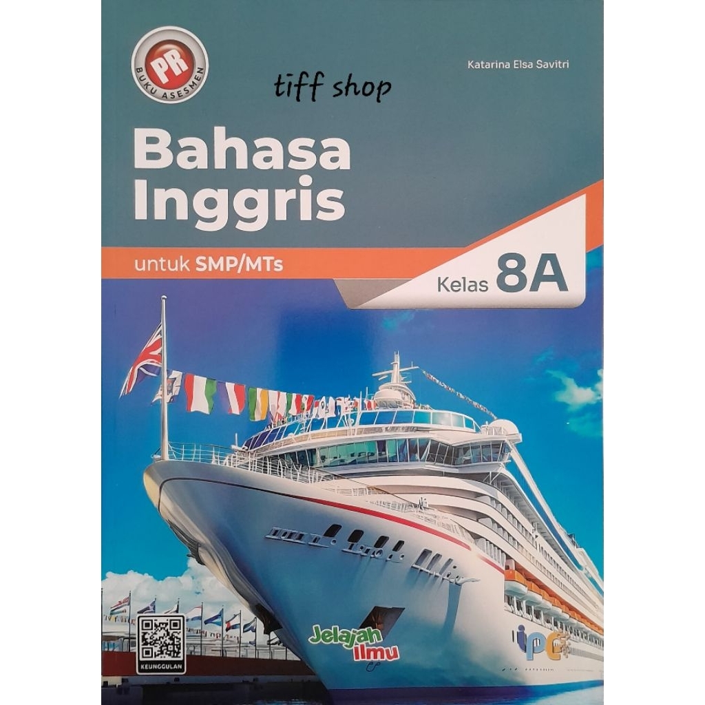 Buku PR, LKS bahasa inggris kelas 8A, 8 semester 1 (Kurikulum Merdeka) intan pariwara