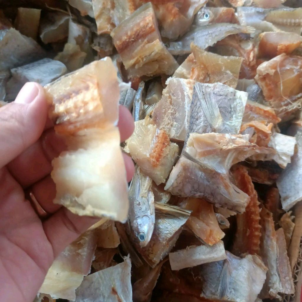 

500 Gram Ikan Kering Tete Potong - Ikan Asin