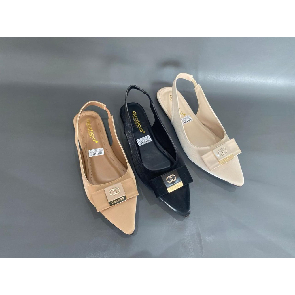 GRATICA - MA.53 - SEPATU SANDAL WANITA BAHAN VELVET