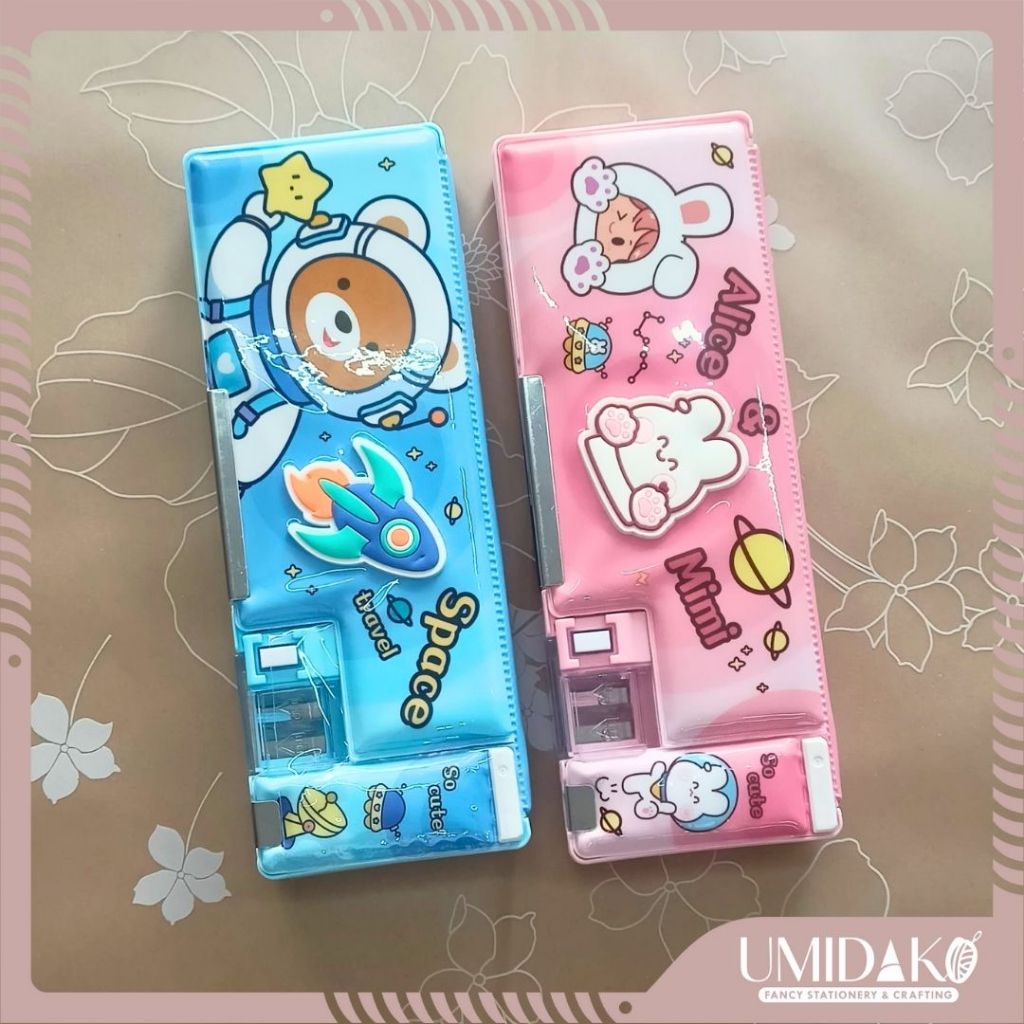 

[UMIDAKO] TEMPAT PENSIL / TEPAK PENSIL / PENSIL CASE / TEPAK MAGHNET / TEPAK 2 SISI