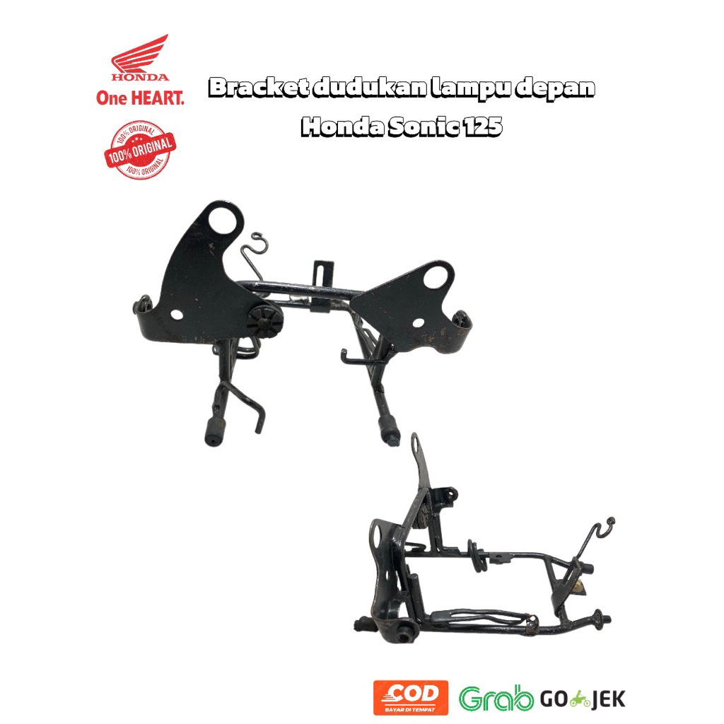 Breket dudukan lampu depan braket spedometer Honda sonic 125 old cbu original
