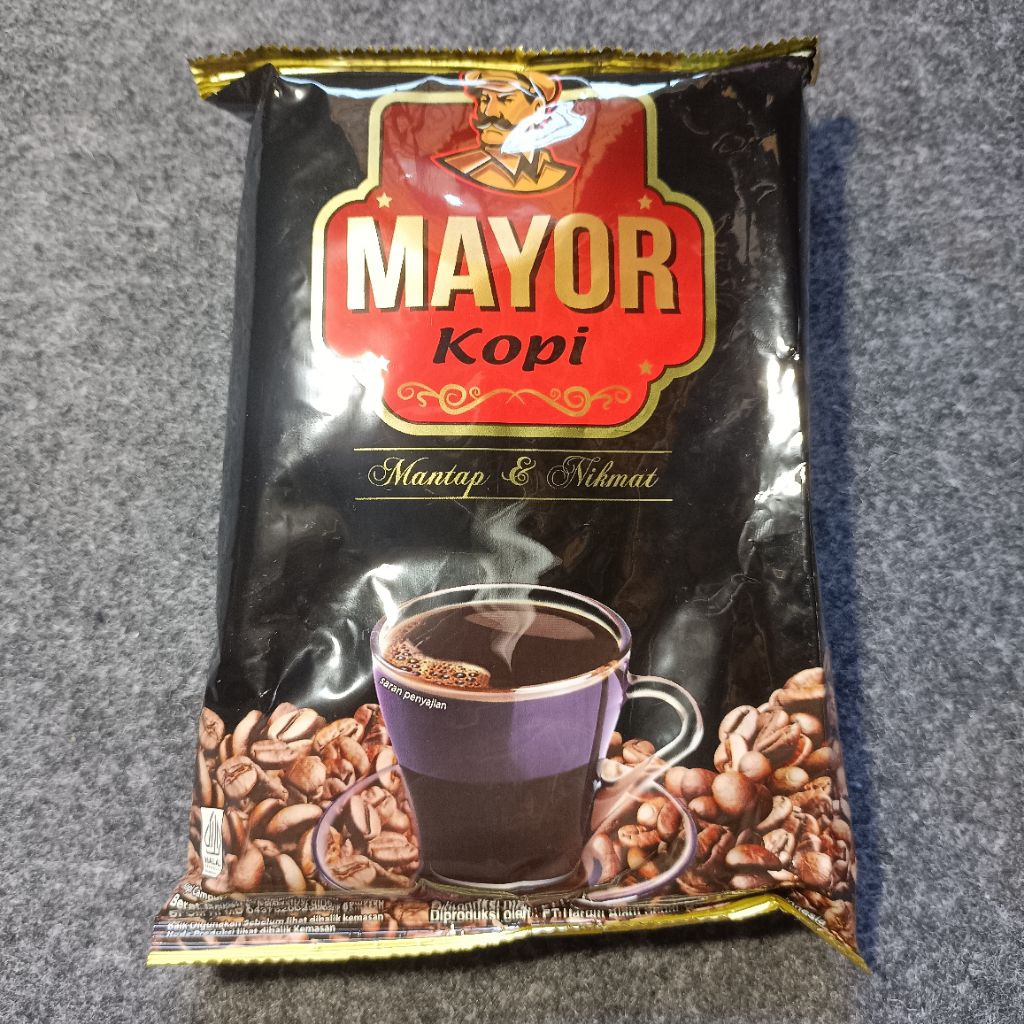 

Mayor Kopi Bubuk Hitam Murni Tanpa Gula 120 Gram
