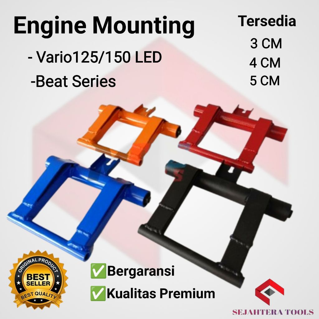 ENGINE MOUNTING Vario 125 150 LED Vario 125 150 NEW Beat FI Esp Dudukan Mesin Bosh Arm Beat Vario