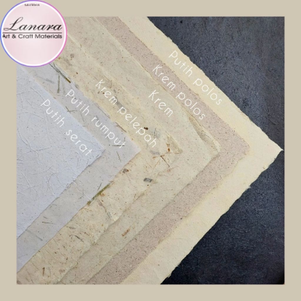 

Kertas Daur Ulang Standar Natural A2 Handmade Paper Kolase Dekorasi Mahar Craft Kerajinan Prakarya (KDU NS A2)