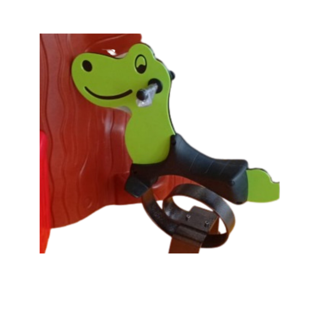 Spring rider karakter dinosauran papan plastik LLDPE