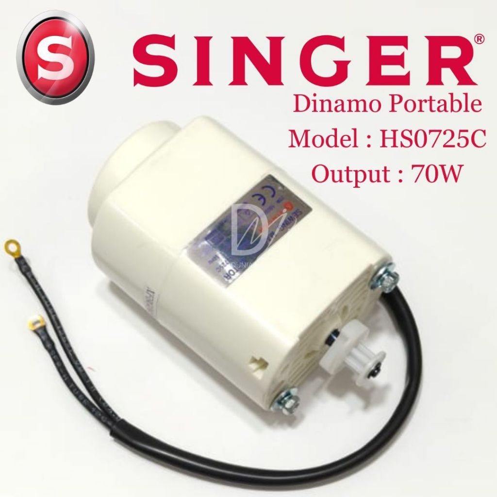 Motor / Dinamo Mesin Jahit Singer Portabel 70 Watt