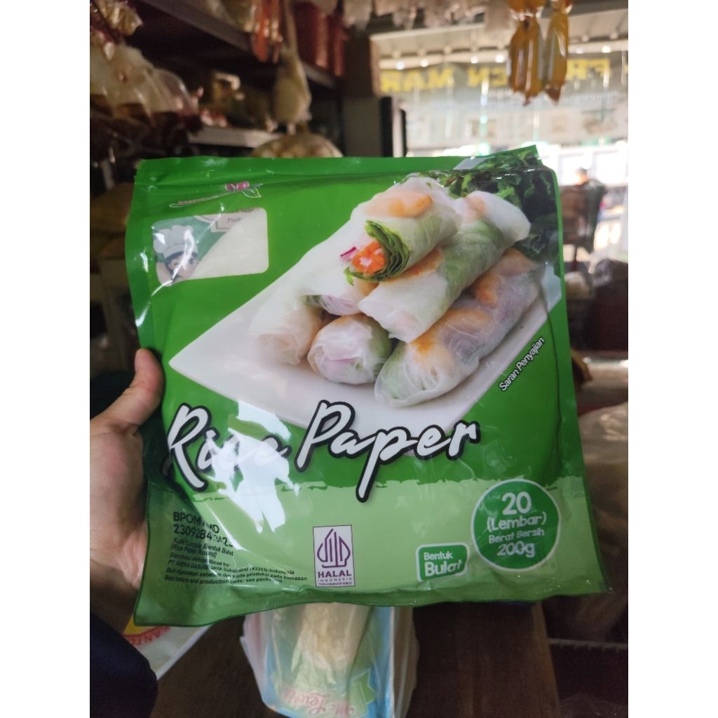 

Rice paper 200g / Rice Paper Bulat / Kulit Lumpia Vietnam/ Java Rice Paper