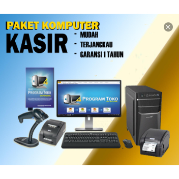 Paket Komputer Kasir + Program Toko Lengkap